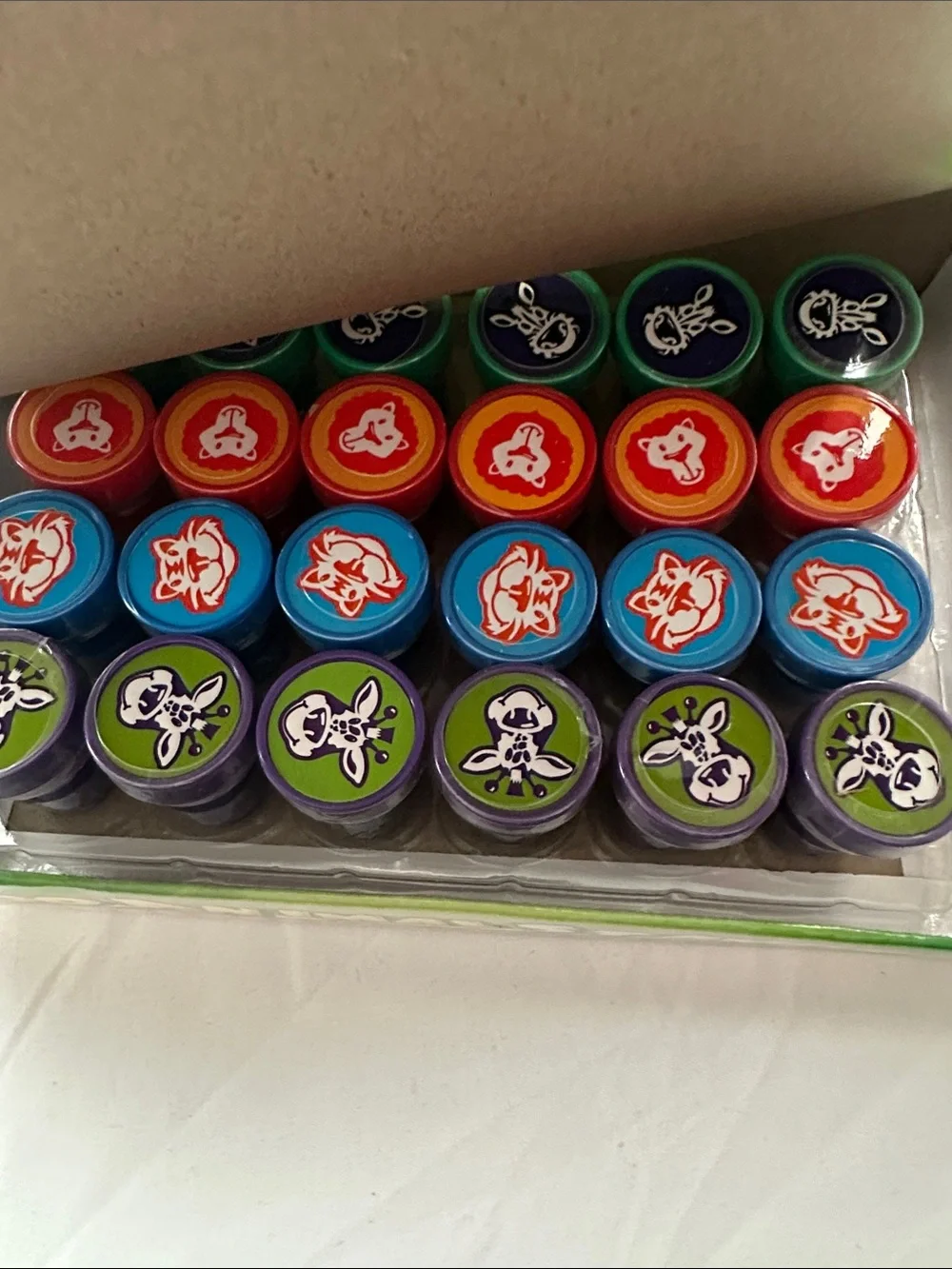 Zoo Animal Stampers 24 Piece Set Party Favors